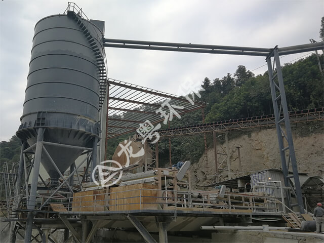 廣東云浮機(jī)制砂泥漿脫水工程案例